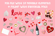 Valentine Scene Creator, a Templates & Theme by Brushed Rose (Thumbnail 7 of 7)