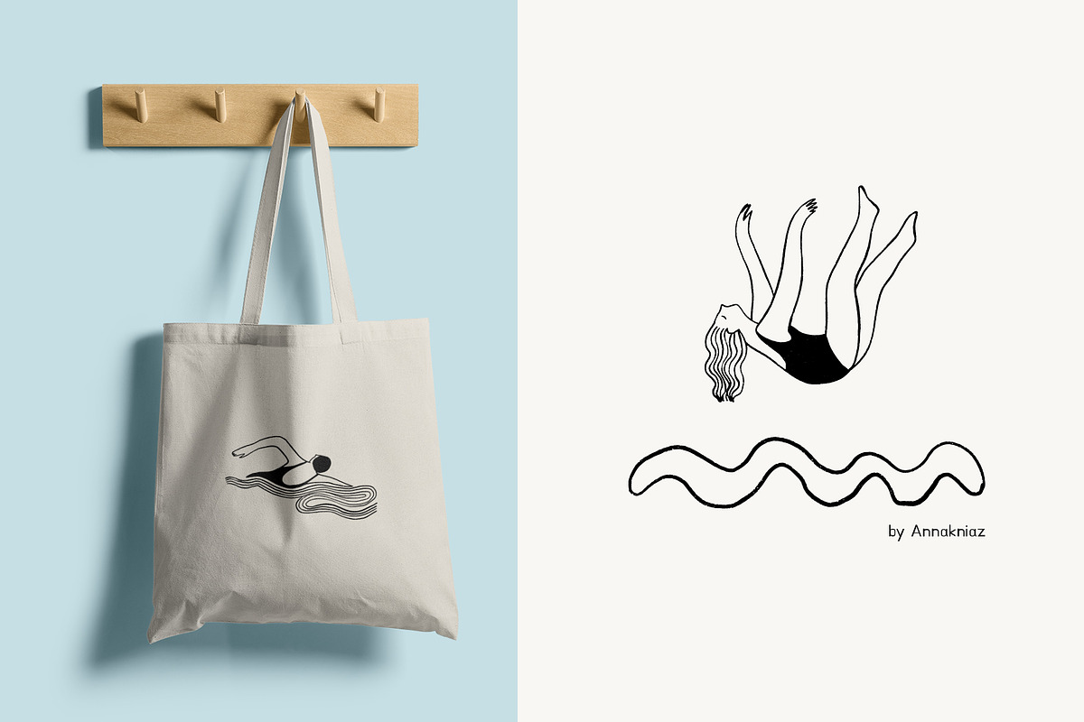 Deep Water - shapes and lines, a Seasonal Illustration by Annakniaz (Photo 15 of 16)