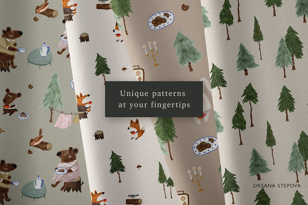 FOREST CAFE, an Animal Illustration by Oksana Stepova (Photo 7 of 16)