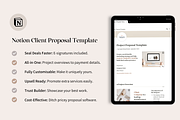Notion Project Proposal Template, a Marketing Template by Amado Brand Design Studio (Thumbnail 2 of 5)