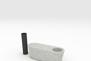 3D Model Bench Park 47