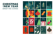 Merry Christmas and Happy New Year, a Seasonal Illustration by PureSolution (Thumbnail 2 of 16)