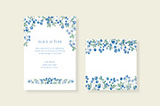 Watercolor wedding invitation set, an Invitation Template by Idressart (Thumbnail 3 of 7)