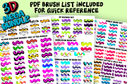 Procreate 3D Mega Bundle, a Brush Add-On by AlwaysBeColoring (Thumbnail 2 of 13)