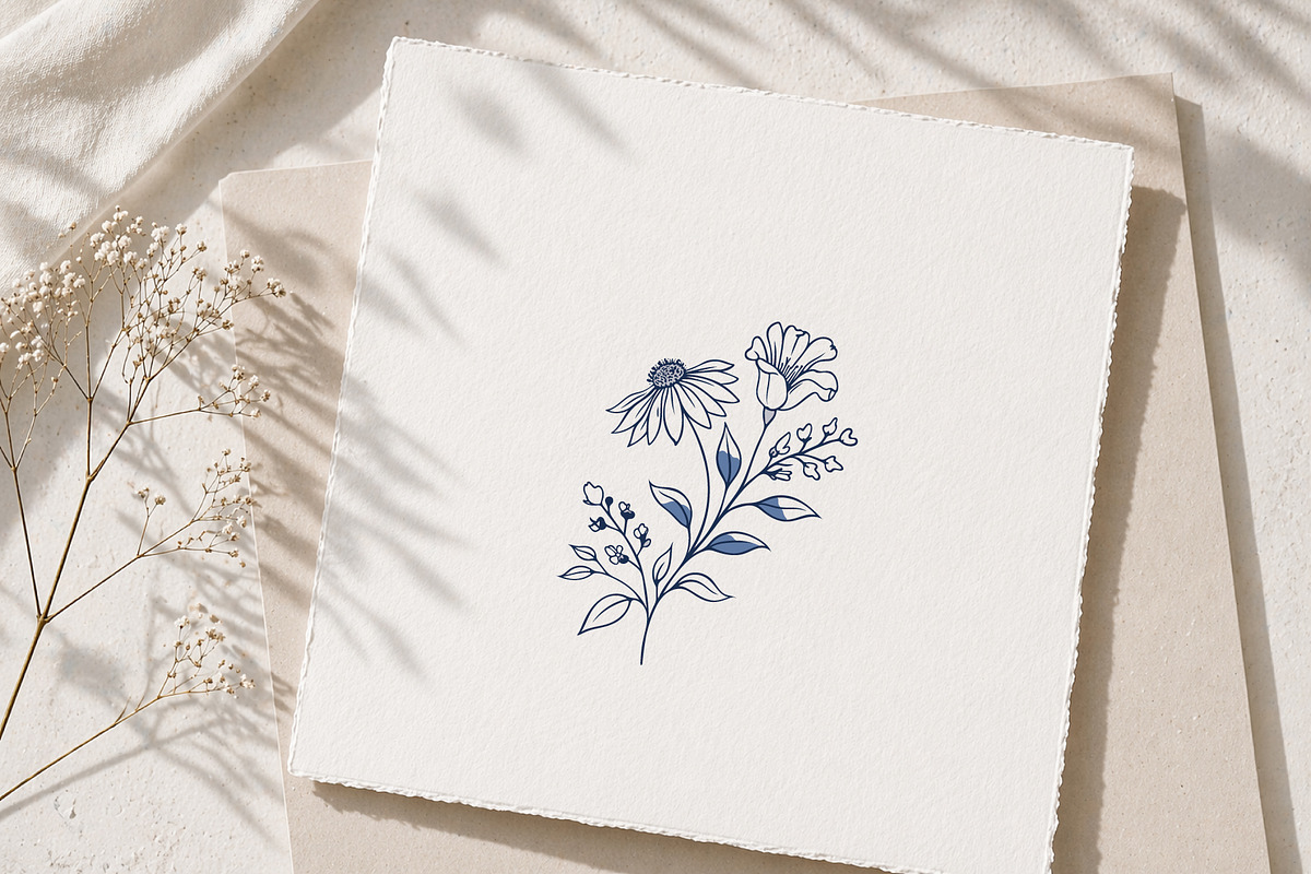 Handdrawn Flowers - Botanical Design, an Object Graphic by Christine Krahl (Photo 5 of 5)