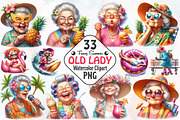 Hawaiian Grandma Funny Summer Png, an Illustration by RobertsArt (Thumbnail 1 of 7)