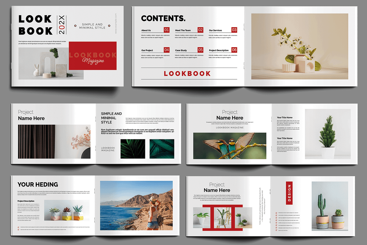 Lookbook Magazine Layout, a Magazine Template by MightyDesign (Photo 1 of 8)