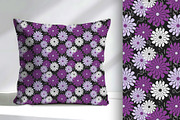 Purple Mums Seamless Pattern, a Pattern Graphic by Sharon Schwalbe (Thumbnail 2 of 5)