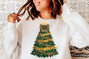 Coquette Christmas Trees Leopard Bow, an Illustration by SinaCreation (Thumbnail 6 of 7)