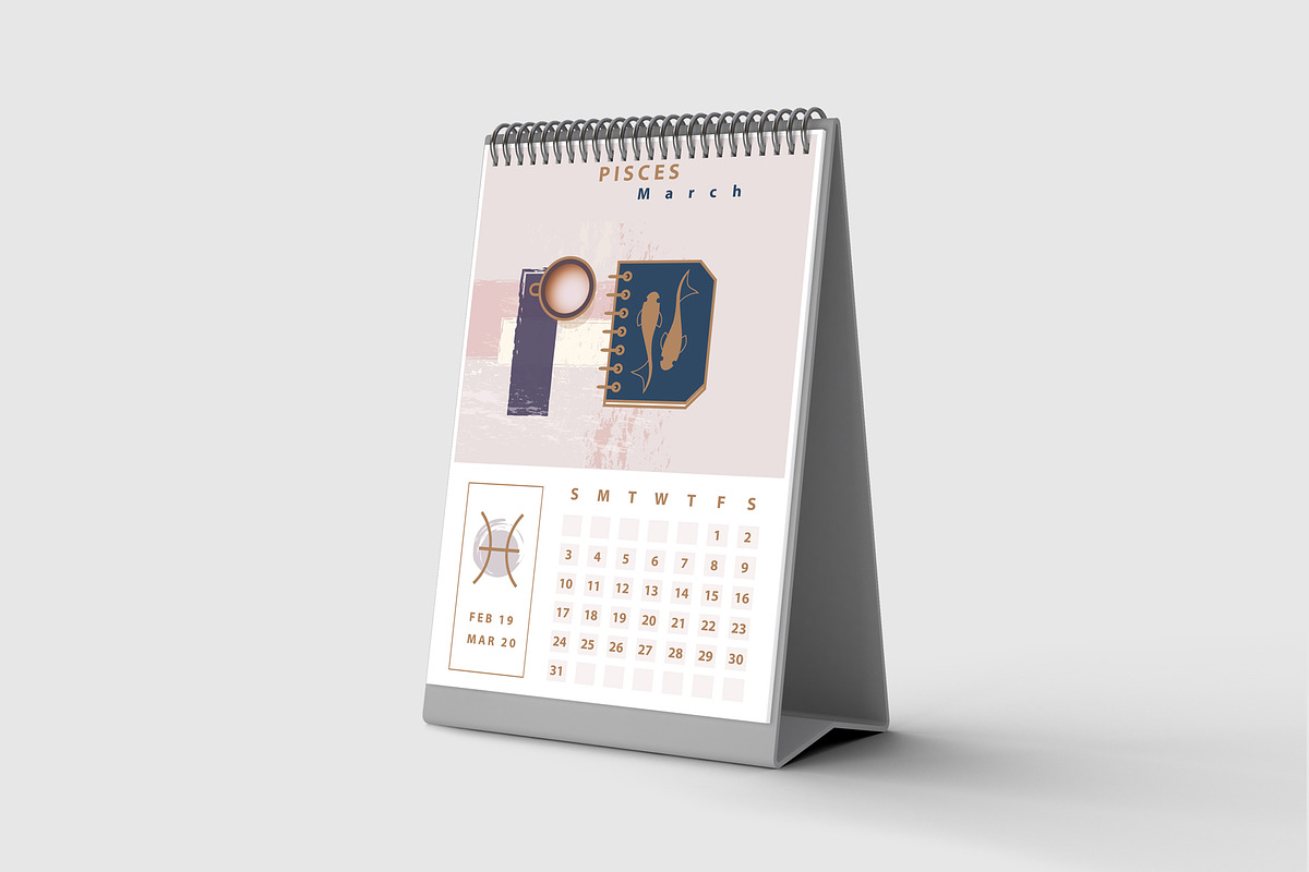 Astrology Calendar Templates, a Stationery Template by Polar Vectors (Photo 7 of 13)