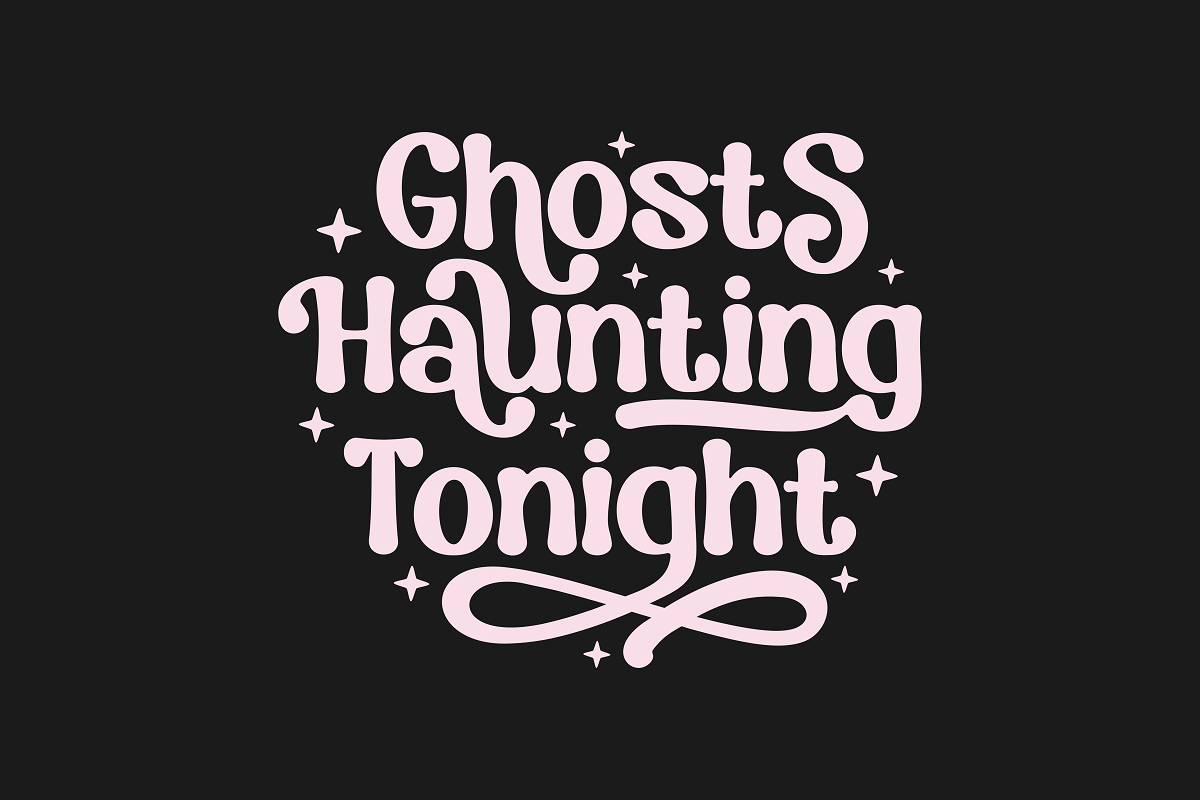 Spooky Halloween - Groovy Font, a Handwritten Font by SaktiAvellin (Photo 3 of 10)
