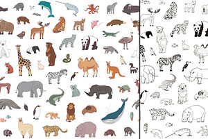 World Animals Pattern