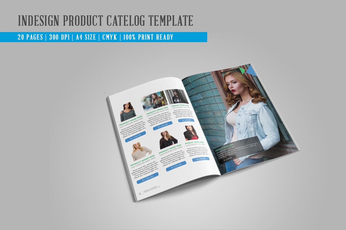 Indesign Product Catelog Template, a Brochure Template by WonderShop (Photo 1 of 6)