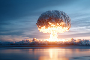 Powerful nuclear explosion creates, a Nature Photo by MistyDay