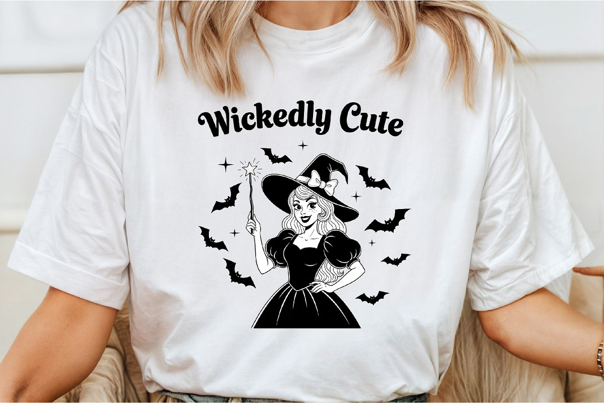 Halloween Vintage Witch Wickedly Cut, an Illustration by DreamCafeArt (Photo 2 of 7)