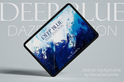 Deep Blue Abstract Backgrounds, a Background Graphic by Elena Dorosh (Thumbnail 9 of 9)