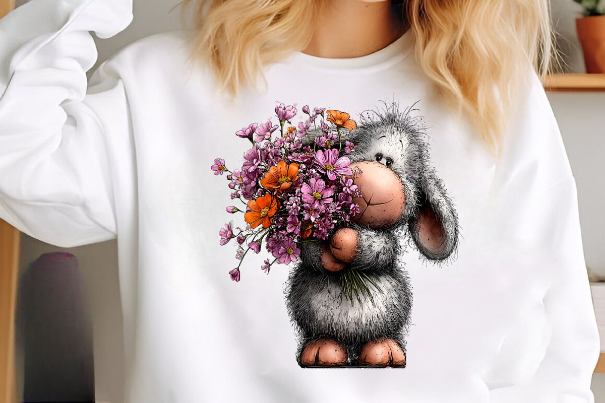 Whimsical Easter Animals Clipart, an Illustration by SinaCreation (Photo 6 of 11)