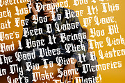 Lancielot - Medieval Blackletter, a Blackletter Font by Dhabee (Thumbnail 2 of 15)