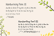 Cute Handwriting Font Bundle, a Handwritten Font by Salamahtype (Thumbnail 3 of 7)