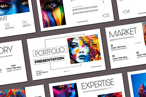 Modern Creative Potfolio Presntation, a Presentation Template by Mighty-Slide