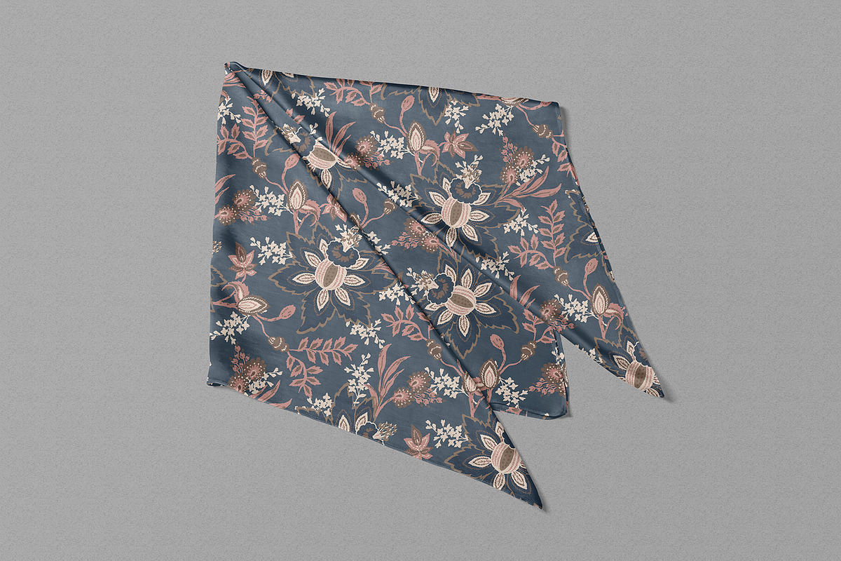Paisley & Jacobean Floral Pattern, a Pattern Graphic by StudioGlouna (Photo 10 of 10)