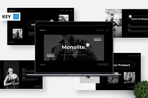 Monolite - Keynote Templates, a Presentation Template by Deepslide Studio