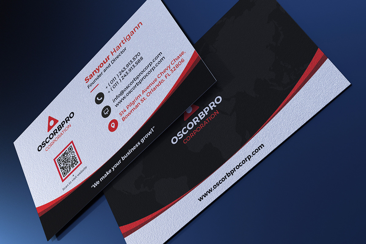 100 Modern Business Card Bundle, a Business Card Template by GraphicsEgg (Photo 48 of 102)