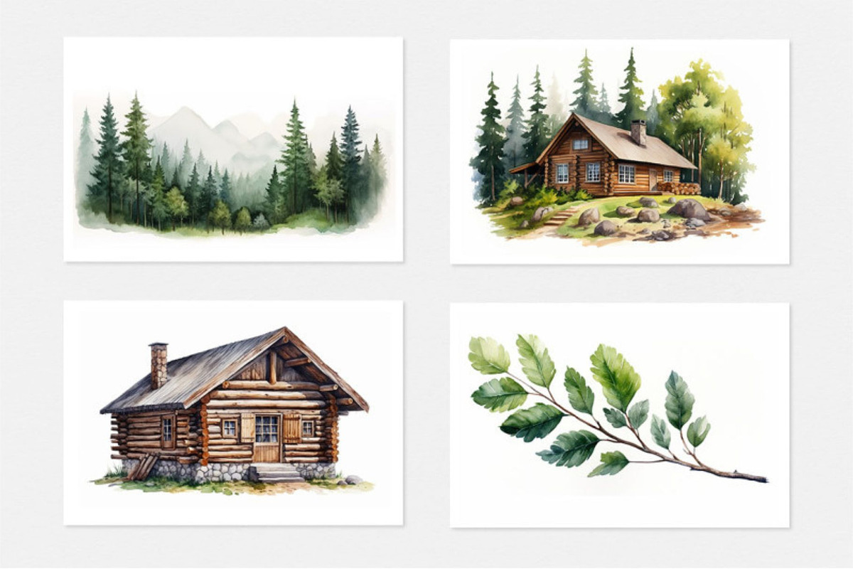 Evergreen Forest, a Seasonal Illustration by artsy-fartsy (Photo 2 of 7)