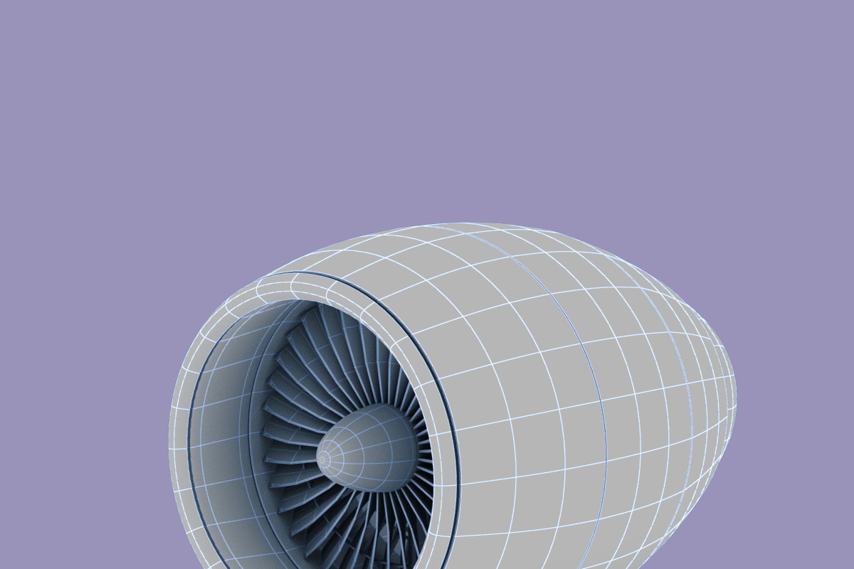 turbine aircraft, a Cars & Vehicle 3D Model by konstantin.ermolaev (Photo 8 of 8)