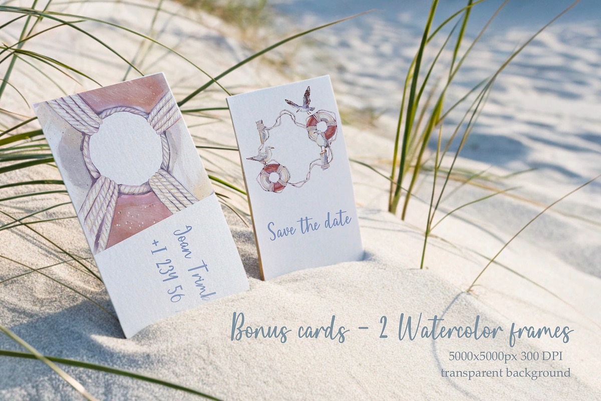 Seaside Memories Watercolor Set, an Illustration by Shabbypie (Photo 11 of 17)
