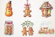 Gingerbread Wonderland Sweet Holiday, an Illustration by RobertsArt (Thumbnail 3 of 7)
