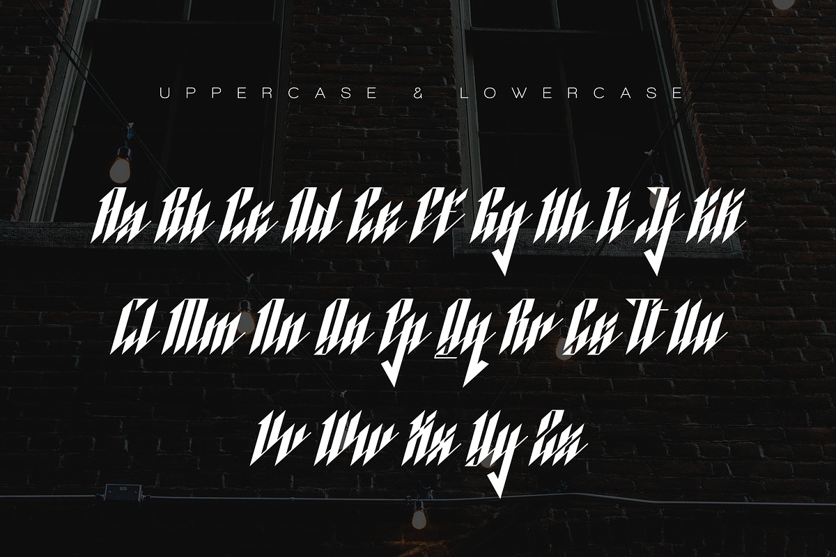 Blackburn - Modern Blackletter Font, a Blackletter Font by ashenterprise (Photo 7 of 14)