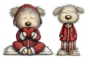 Winter Pijama Dog Clipart, an Illustration by Craft Nest (Thumbnail 7 of 10)