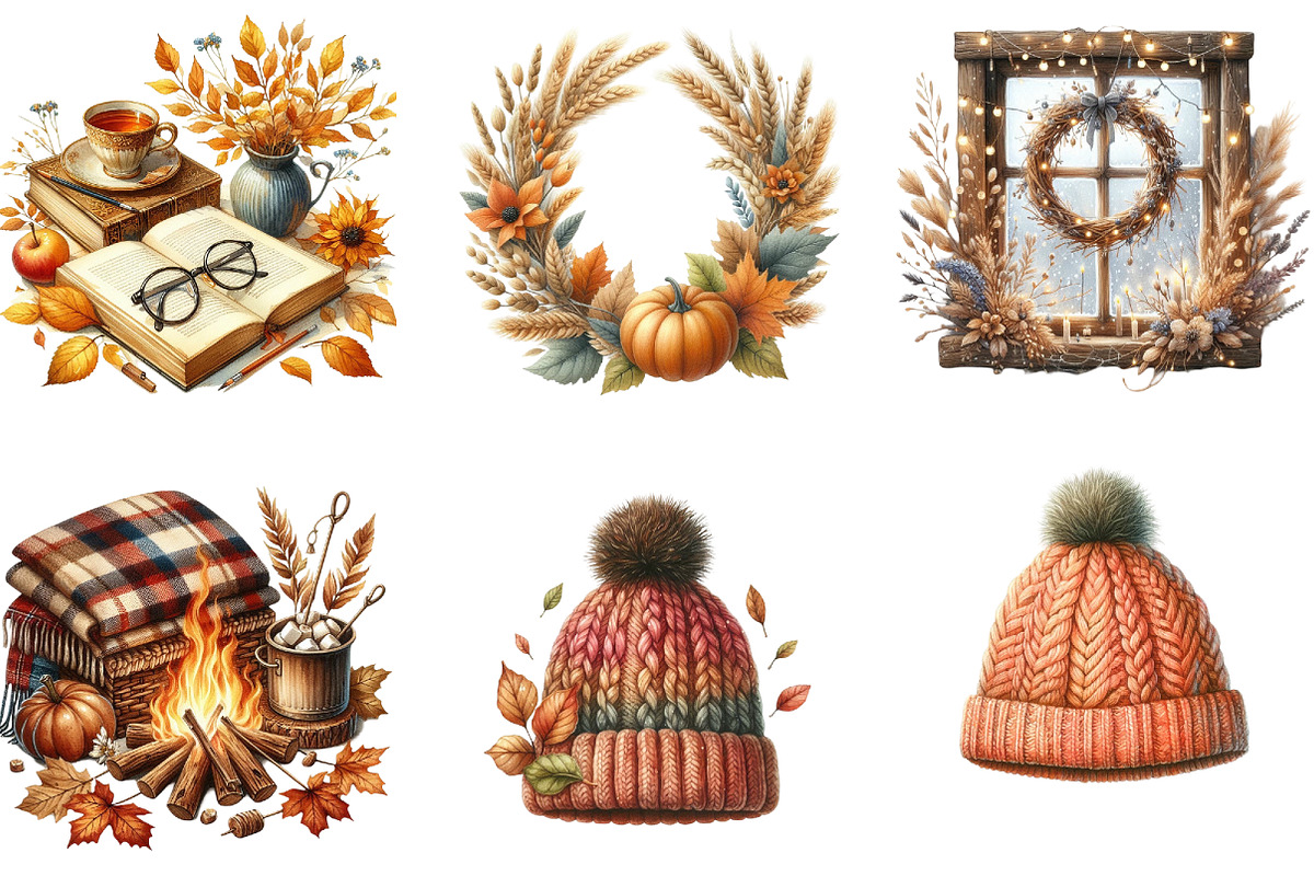 Cozy Autumn Sublimation, an Illustration by DreamArtGraphic (Photo 3 of 4)