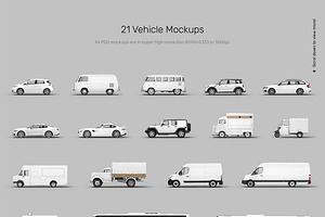 Vehicle Mockups - Car Mockups