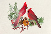 Christmas holiday clipart, a Seasonal Illustration by Vasmila (Thumbnail 11 of 12)