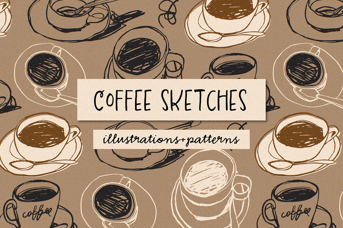 Coffee sketches, a Food Illustration by Twisted Tail (Photo 1 of 5)