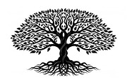 Tree Silhouette Vector Bundle, an Illustration by musafir_fashion (Thumbnail 27 of 51)