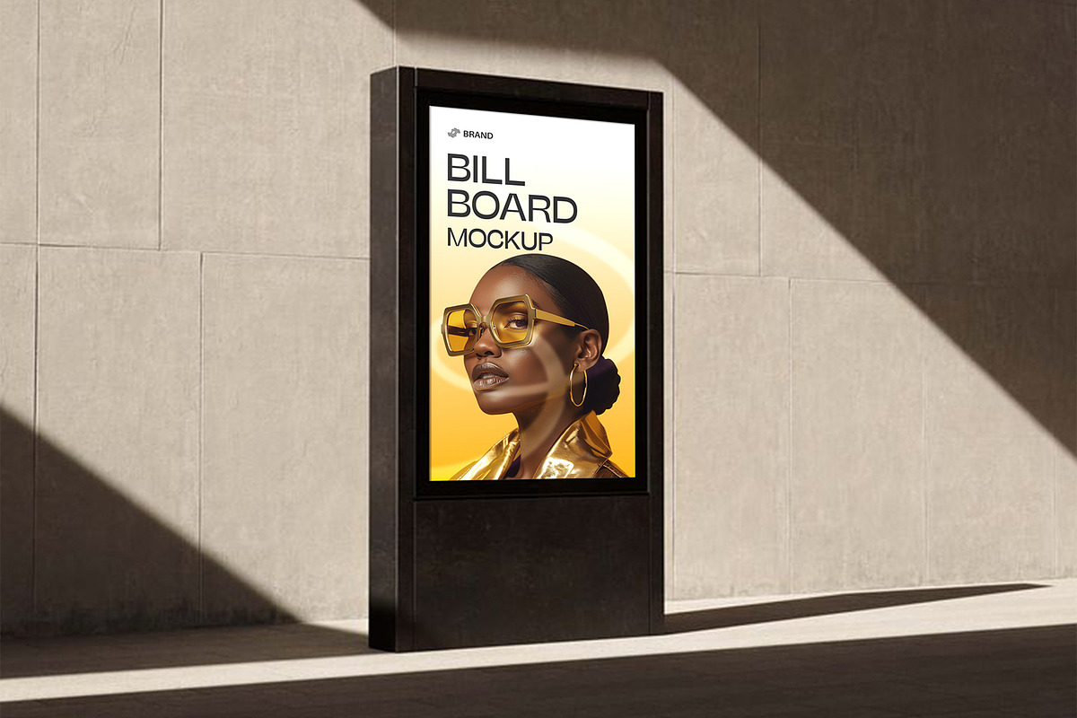 Indoor Billboard Mockup Bundle, an Advertising Mockup by graphypix (Photo 6 of 13)