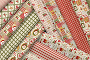Vintage Christmas patchwork, a Pattern Graphic by Tani Kuzminka (Thumbnail 11 of 27)