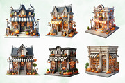 Halloween Shop Storefront Clipart, an Illustration by Creative Art (Thumbnail 3 of 4)
