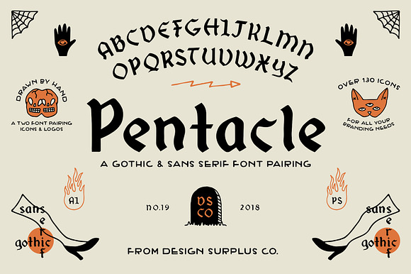 Pentacle Font preview 8