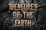Grounded Cracked Font Family, a Sans Serif Font by JumboDesign (Thumbnail 2 of 7)