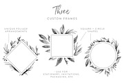 Grey Monochrome Foliage, an Illustration by Laurel Autumn (Thumbnail 4 of 4)