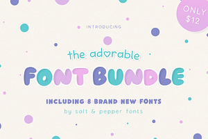 The Adorable Font Bundle