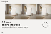 DIN A Leaning Chair Frame Mockup, a Household Mockup by mockupize (Thumbnail 2 of 7)