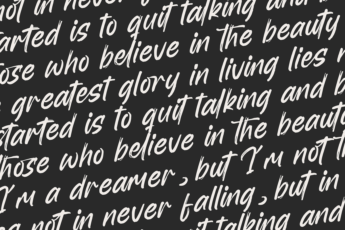Backline Marker Texture Brush Font, a Script Font by Letterena Studios Script (Photo 16 of 20)