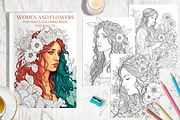 Portraits Coloring Pages For Adults, a Person Illustration by AlineArtStore (Thumbnail 2 of 7)
