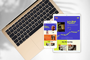 Squarespace Template 7.1: Positivity, a Landing Page Template by tinathetinybeana (Thumbnail 4 of 6)