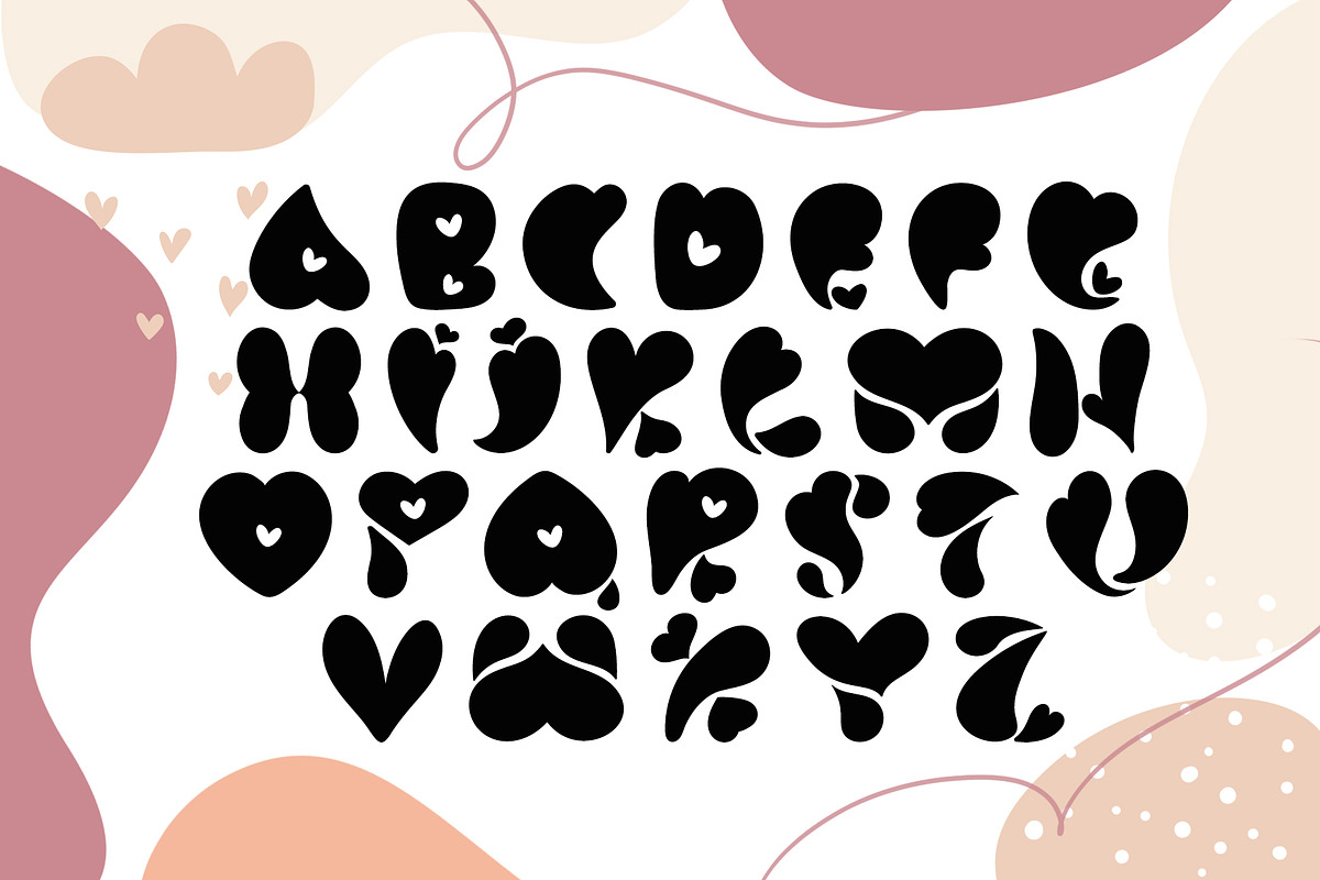 Love You Hand Drawn Font preview 5